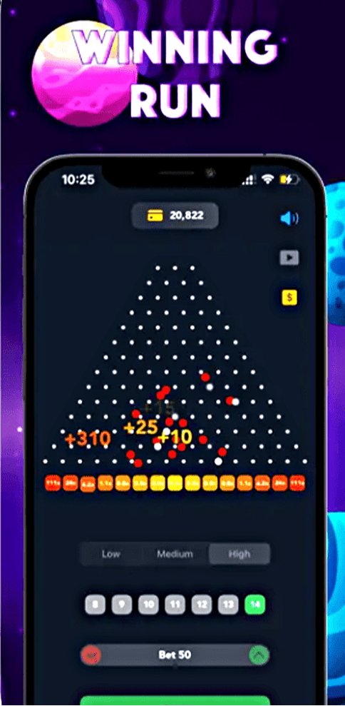 PLINKO GALAXY Screenshot